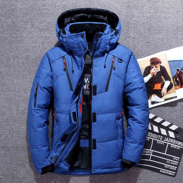 -20 degree winter jacket men white duck down parkas men's thick warm snow overcoat windbreaker hooded coat hombre, Black
-20 degree winter jacket men white duck down parkas men's thick warm snow overcoat windbreaker hooded coat hombre, Black