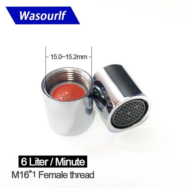 wasourlf 2 pcs m16 female thread water saving aerator 4l 6l for faucet tap bubble brass shell chrome copper kitchen accessories
wasourlf 2 pcs m16 female thread water saving aerator 4l 6l for faucet tap bubble brass shell chrome copper kitchen accessories