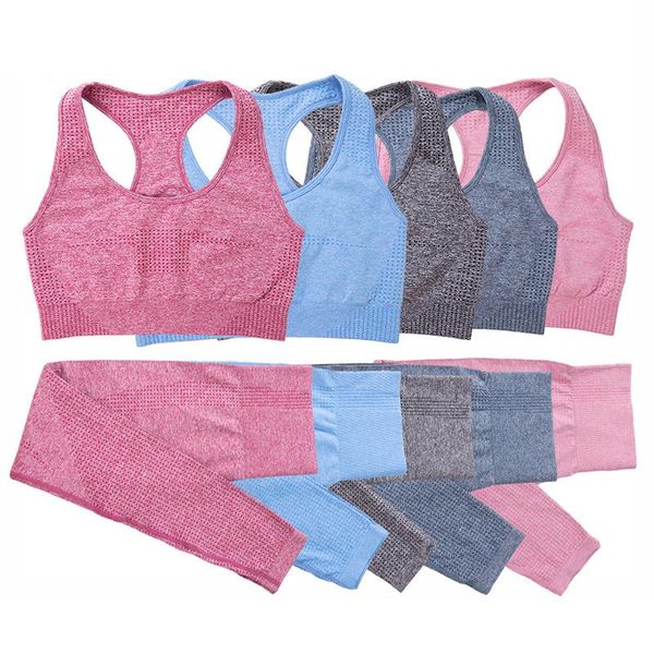 yoga outfit seamless knitted hip suit women sports fitness clothes vest ladies two-piece set gym running bra tight pants female
yoga outfit seamless knitted hip suit women sports fitness clothes vest ladies two-piece set gym running bra tight pants female