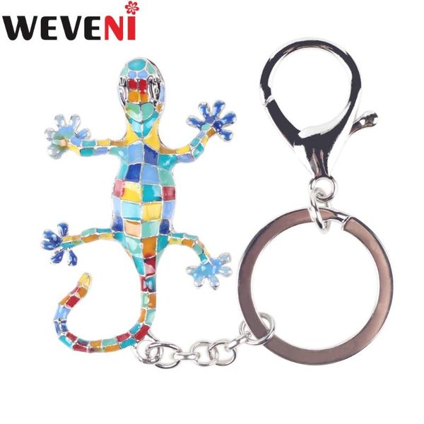 keychains weveni enamel metal lizard gecko key chain ring handbag bag charm keychain wholesale trendy animal jewelry for women, Silver
keychains weveni enamel metal lizard gecko key chain ring handbag bag charm keychain wholesale trendy animal jewelry for women, Silver