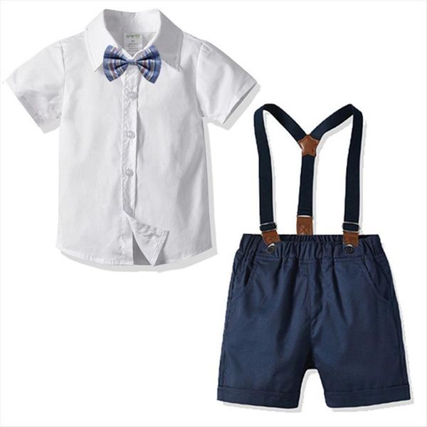clothes boys gentleman suits toddler boy outfits children clothing sets t shirt shorts and tie 2 3 4 5 6, White
clothes boys gentleman suits toddler boy outfits children clothing sets t shirt shorts and tie 2 3 4 5 6, White