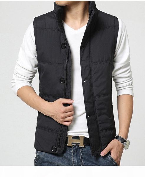 fall-zipper & snap placket winter man casual vest plus size m-3xl brand new pocket design mandarin collar men warm waistcoat, Black;white
fall-zipper & snap placket winter man casual vest plus size m-3xl brand new pocket design mandarin collar men warm waistcoat, Black;white