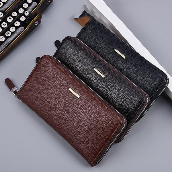 2021 popular long wallet wallets business leisure multifunctional men handbag mobile phone card coin cash purse for thanksgiving, Red;black
2021 popular long wallet wallets business leisure multifunctional men handbag mobile phone card coin cash purse for thanksgiving, Red;black