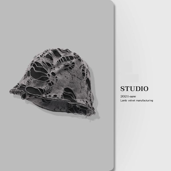 designer minority dark exaggerated broken hole bucket hat female show face small versatile fisherman's sunshade hat tide
designer minority dark exaggerated broken hole bucket hat female show face small versatile fisherman's sunshade hat tide
