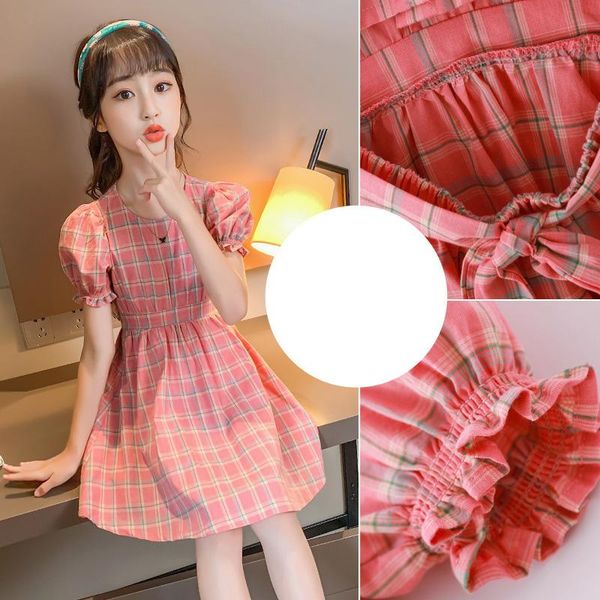 girl's dresses girl dress 3 to 12 years spring summer plaid leaky waist corset chiffon cute short sleeve vestidos wear for party beach, Red;yellow
girl's dresses girl dress 3 to 12 years spring summer plaid leaky waist corset chiffon cute short sleeve vestidos wear for party beach, Red;yellow