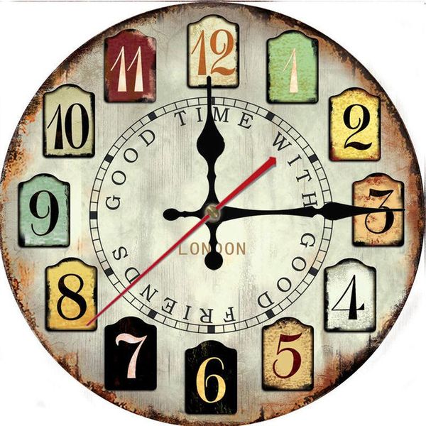 retro silent wall clock living room home bedroom fashion wall watch simple creative clock personality restaurant
retro silent wall clock living room home bedroom fashion wall watch simple creative clock personality restaurant