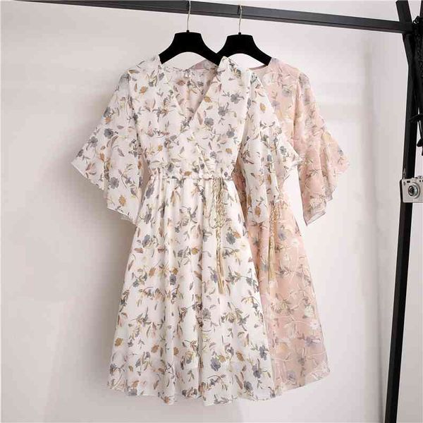 floral printed women dress korean style vintage v neck butterfly sleeve chiffon shirt es ladies tunic summer vestidos 210526, Black;gray
floral printed women dress korean style vintage v neck butterfly sleeve chiffon shirt es ladies tunic summer vestidos 210526, Black;gray