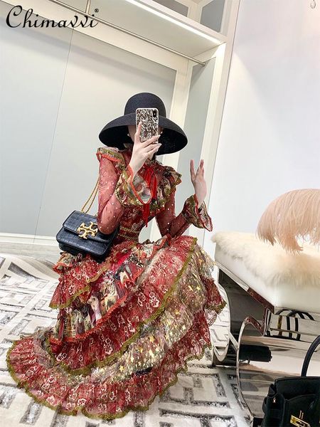 casual dresses 2021 fall women's clothing fashion vintage floral dress high-end ruffle lace lace-up long sleeve slim midi feminine, Black;gray
casual dresses 2021 fall women's clothing fashion vintage floral dress high-end ruffle lace lace-up long sleeve slim midi feminine, Black;gray