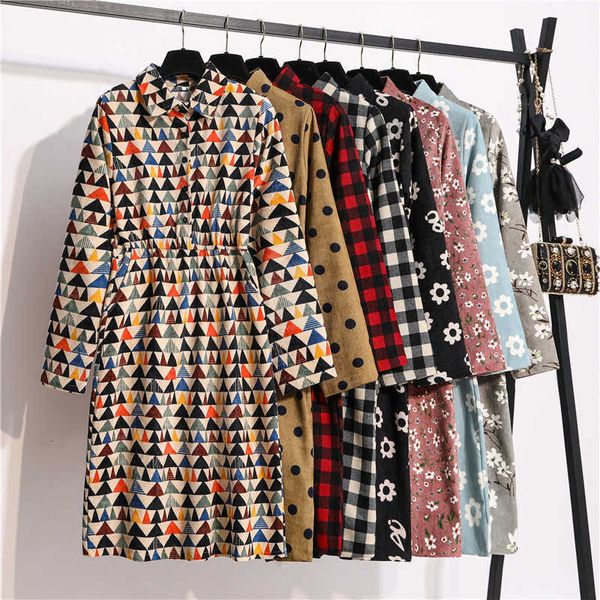 casual dresses autumn spring floral plaid women es corduroy ladies long turn down collar high waist female with buttons lulc, Black;gray
casual dresses autumn spring floral plaid women es corduroy ladies long turn down collar high waist female with buttons lulc, Black;gray