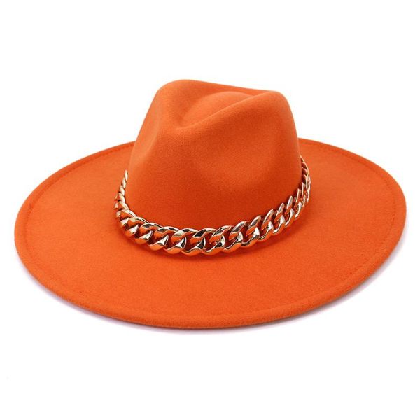 stingy brim hats chain fedoras big fedora for women jazz hat fashion rock star, Blue;gray
stingy brim hats chain fedoras big fedora for women jazz hat fashion rock star, Blue;gray