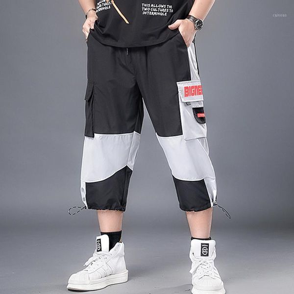 men's pants summer men overalls trend casual large size 7xl loose sports cropped, Black
men's pants summer men overalls trend casual large size 7xl loose sports cropped, Black