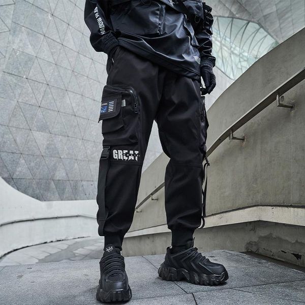 men's pants glacialwhale mens cargo men 2021 techwear joggers multi pockets hip hop japanese streetwear trousers jogging for, Black
men's pants glacialwhale mens cargo men 2021 techwear joggers multi pockets hip hop japanese streetwear trousers jogging for, Black