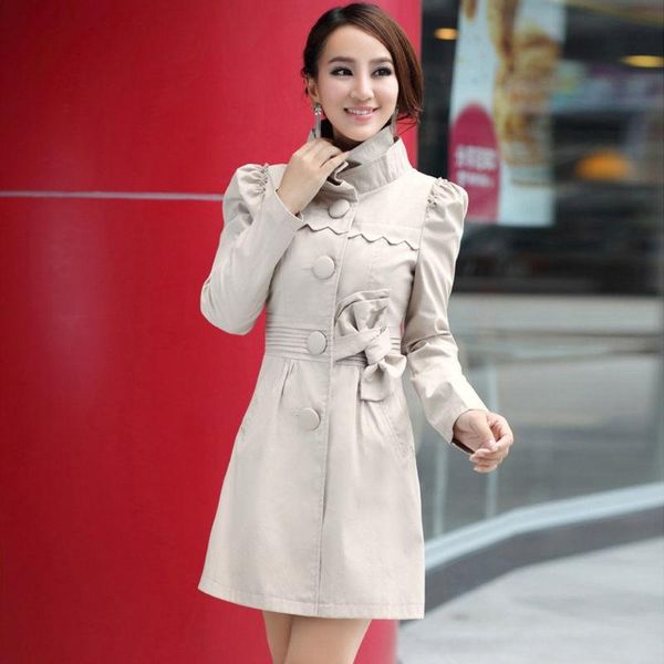 women's trench coats 2021 spring and autumn products korean mid-length coat stand-up collar single-breasted windbreaker jacket, Tan;black
women's trench coats 2021 spring and autumn products korean mid-length coat stand-up collar single-breasted windbreaker jacket, Tan;black