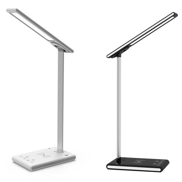 led desk lamp with wireless charger,3 modes brightness dimmable study table lamp with usb charging port us plug
led desk lamp with wireless charger,3 modes brightness dimmable study table lamp with usb charging port us plug