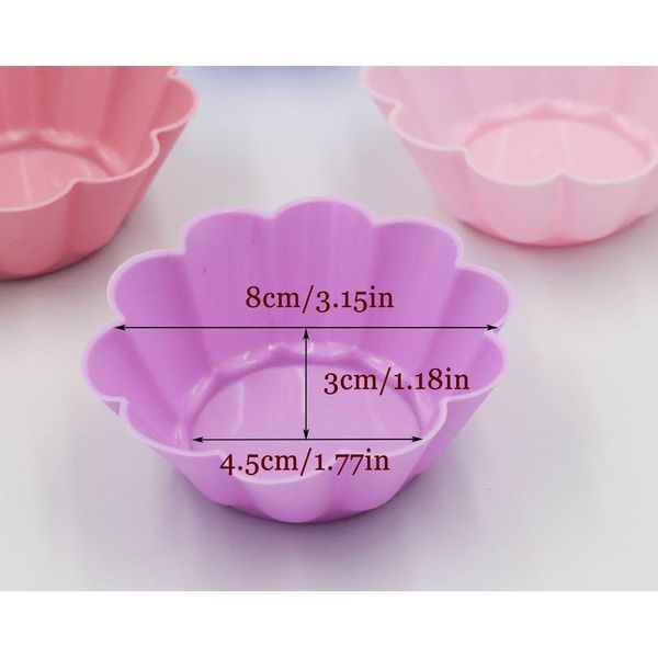 sile cupcake mold fondant pan small flower shaped kitchen baking pastry tools cake decorating tools 6/12pcs muffin qylyko
sile cupcake mold fondant pan small flower shaped kitchen baking pastry tools cake decorating tools 6/12pcs muffin qylyko