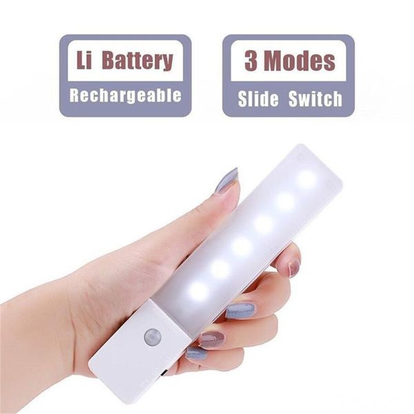 6 leds pir motion sensor light usb rechargeable cupboard wardrobe lamp led under cabinet night light for closet stairs kitchen
6 leds pir motion sensor light usb rechargeable cupboard wardrobe lamp led under cabinet night light for closet stairs kitchen