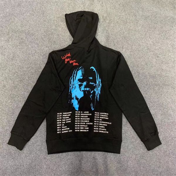 2021 new ss travis scott tour hoodie das mulheres dos homens de melhor qualidade moletom hoodies astroworld pulver ucsl, Black
2021 new ss travis scott tour hoodie das mulheres dos homens de melhor qualidade moletom hoodies astroworld pulver ucsl, Black