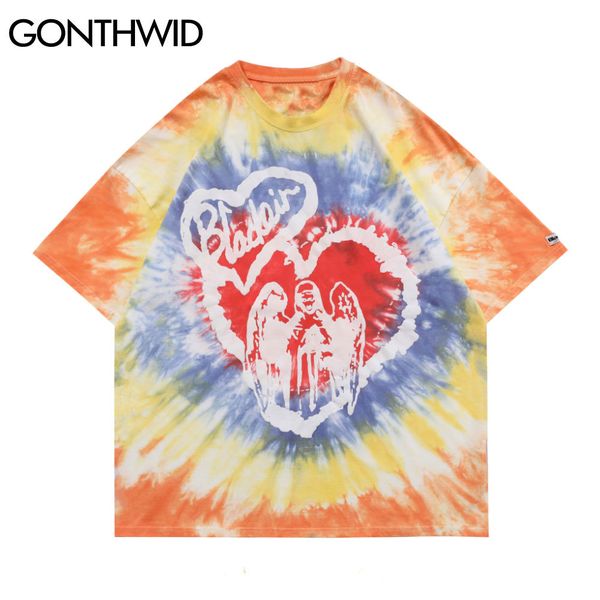 gonthwid oversized tshirts harajuku casual graffiti heart print tie dye short sleeve tees shirts hip hop streetwear cotton c0315, White;black
gonthwid oversized tshirts harajuku casual graffiti heart print tie dye short sleeve tees shirts hip hop streetwear cotton c0315, White;black