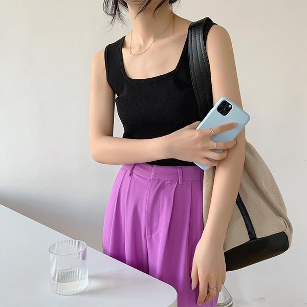 women's tanks & camis fannic vest women 's solid color sling sleeveless knitted strapless bra backless short top, White
women's tanks & camis fannic vest women 's solid color sling sleeveless knitted strapless bra backless short top, White