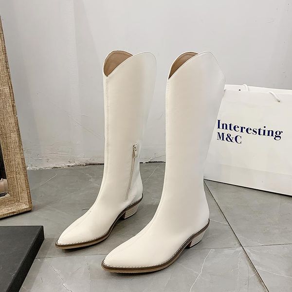 boots 2021 faux leather women western cowboy knee high fashion wedges heels long woman bootsautumn winter shoes, Black
boots 2021 faux leather women western cowboy knee high fashion wedges heels long woman bootsautumn winter shoes, Black