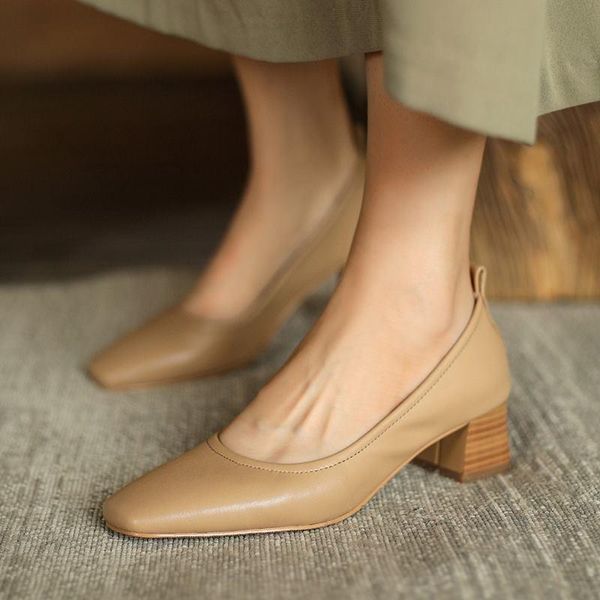 simple basic shoes soft genuine leather women heels shoes spring fashion kitten heels basic high heel, Black
simple basic shoes soft genuine leather women heels shoes spring fashion kitten heels basic high heel, Black
