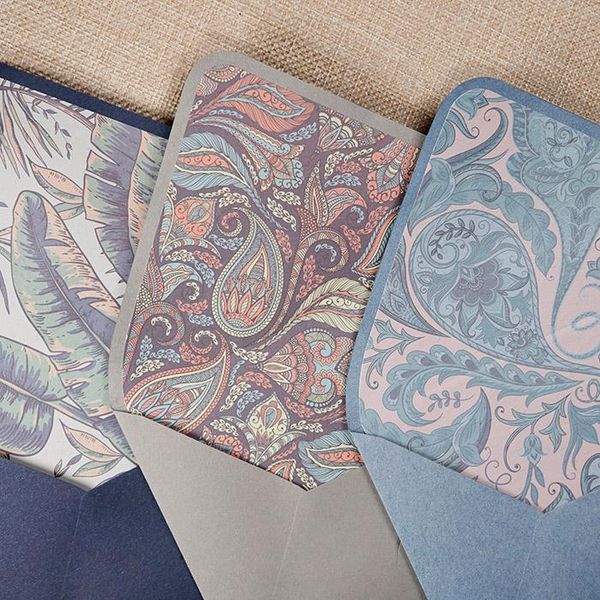 gift wrap 5pcs/set vintage lined envelopes art paper for wedding invitation, packing, love letter
gift wrap 5pcs/set vintage lined envelopes art paper for wedding invitation, packing, love letter