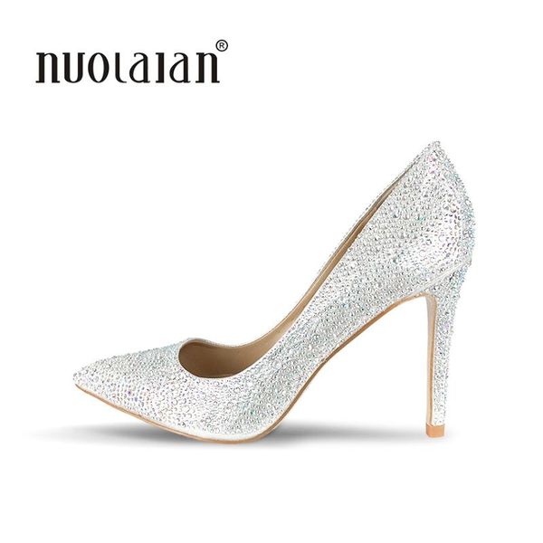 dress shoes brand women pumps rhinestone high heel for pointed toe heels party wedding crystal woman, Black
dress shoes brand women pumps rhinestone high heel for pointed toe heels party wedding crystal woman, Black