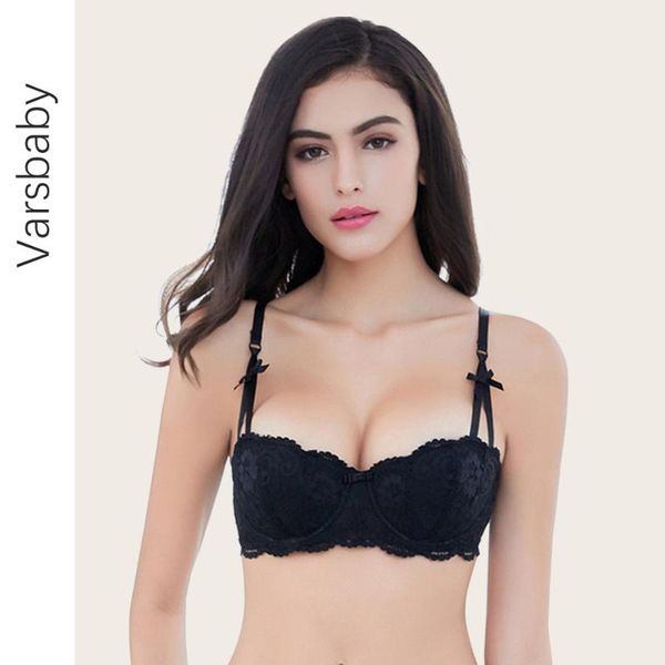 bras varsbaby lace bra push up half cup underwear thin cotton 1/2 bow women, Red;black
bras varsbaby lace bra push up half cup underwear thin cotton 1/2 bow women, Red;black