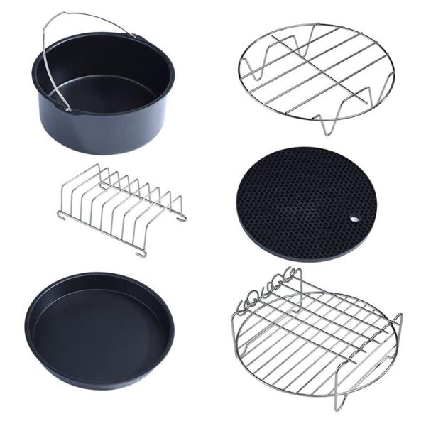air fryers 7 inch fryer accessories set of 6 for cozyna philips 4.0qt 4.5qt 5.6qt
air fryers 7 inch fryer accessories set of 6 for cozyna philips 4.0qt 4.5qt 5.6qt