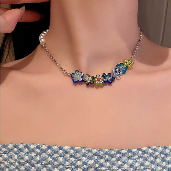 chokers color daisy stitching necklace personality candy small flower clavicle chain niche design sense of fashion short, Golden;silver
chokers color daisy stitching necklace personality candy small flower clavicle chain niche design sense of fashion short, Golden;silver