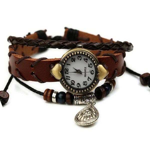 wristwatches european and american retro fashion watch leather beaded bracelet cow wholesale, Slivery;brown
wristwatches european and american retro fashion watch leather beaded bracelet cow wholesale, Slivery;brown