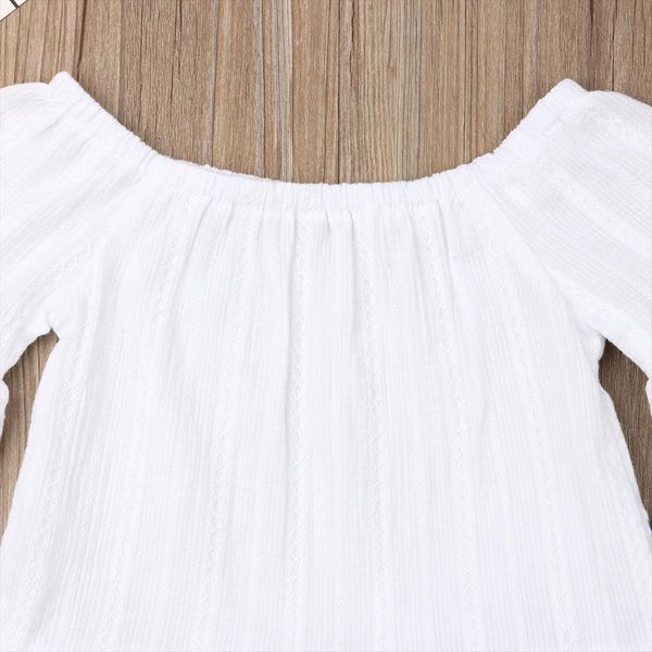 1 6years toddler kids baby girls off shoulder denim pants trousers outfits clothes, White
1 6years toddler kids baby girls off shoulder denim pants trousers outfits clothes, White