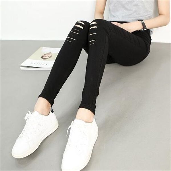 new 2021 women fashion slim high waisted stretchy ny broken hole pencil pants solid color streetwear trousers 7nu8, Black
new 2021 women fashion slim high waisted stretchy ny broken hole pencil pants solid color streetwear trousers 7nu8, Black