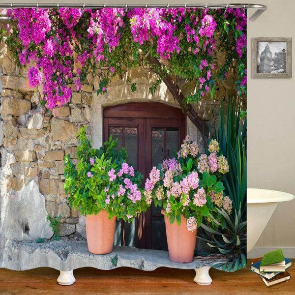 shower curtains flowers scenery retro country town street view bathroom bath curtain background wall decor screens with hooks
shower curtains flowers scenery retro country town street view bathroom bath curtain background wall decor screens with hooks