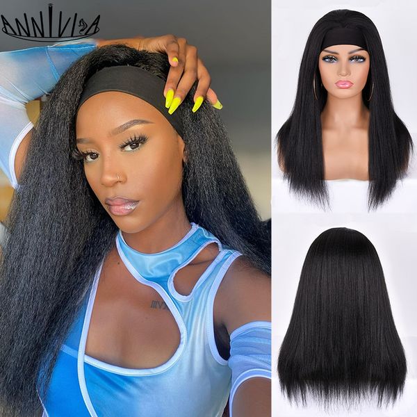kinky straight headband wigs for black women 20inch glueless yaki straight synthetic silky hair wigs for daily party use annivia
kinky straight headband wigs for black women 20inch glueless yaki straight synthetic silky hair wigs for daily party use annivia