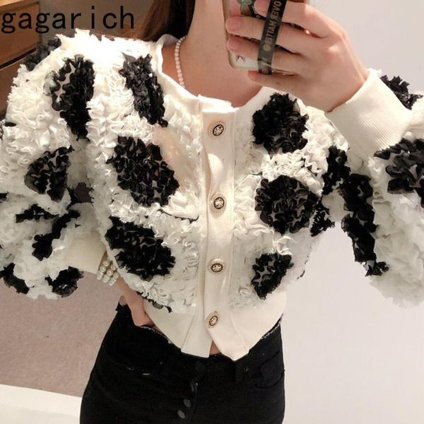 women's jackets gagarich women 2021 spring autumn french elegant temperament female three-dimensional flower stitching puff sleeve coat, Black;brown
women's jackets gagarich women 2021 spring autumn french elegant temperament female three-dimensional flower stitching puff sleeve coat, Black;brown