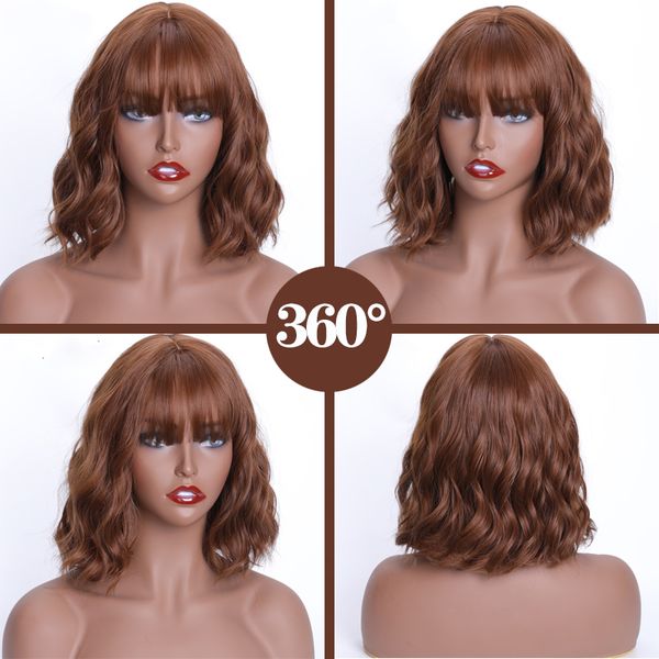 ladies fashion short hair with bangs 15 colors wig high temperature synthetic hair suitable for role playingfactory direct, Black
ladies fashion short hair with bangs 15 colors wig high temperature synthetic hair suitable for role playingfactory direct, Black