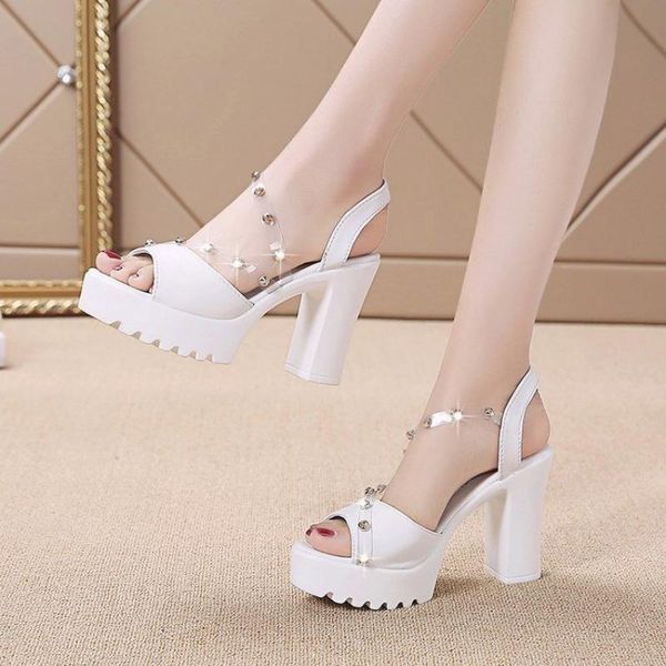 2021 summer women's high heels fish mouth waterproof platform roman shoes women's rhinestone gladiator party prom shoes, Black
2021 summer women's high heels fish mouth waterproof platform roman shoes women's rhinestone gladiator party prom shoes, Black