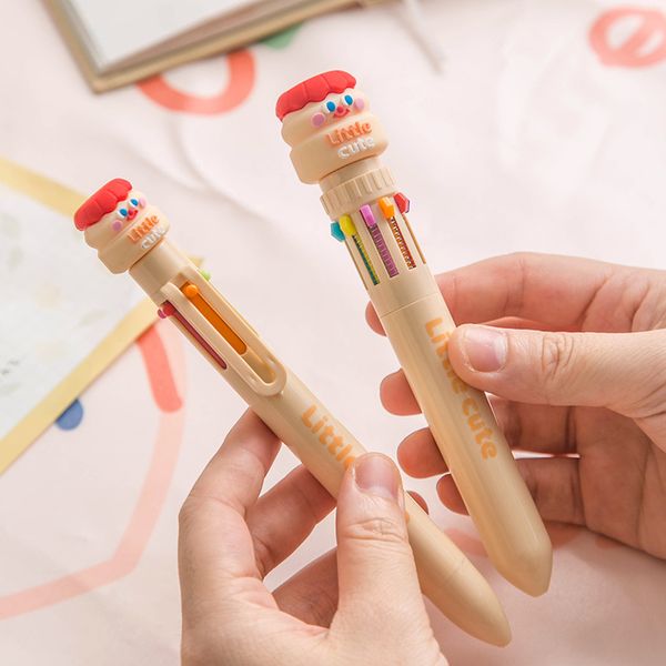 multi-color kawaii ballpoint students color press the special hand account pen to mark gift stationery supplies
multi-color kawaii ballpoint students color press the special hand account pen to mark gift stationery supplies