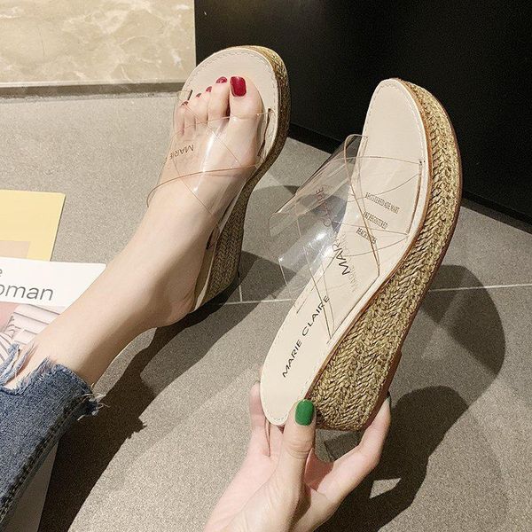 pu casual wedge shoes women slippers outside ctystal new 2021 summer slippers for women shoes ladies low heel transparent, Black
pu casual wedge shoes women slippers outside ctystal new 2021 summer slippers for women shoes ladies low heel transparent, Black