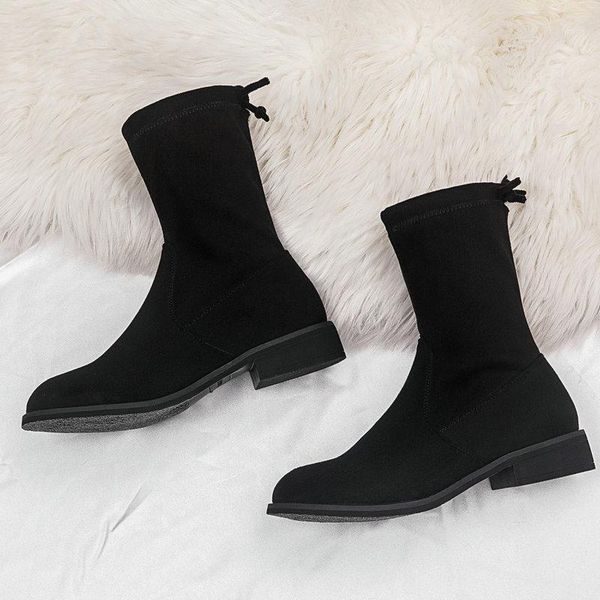 boots 2021 women mid-calf black riding flock leather slip on women's shoes winter keep warm1
boots 2021 women mid-calf black riding flock leather slip on women's shoes winter keep warm1