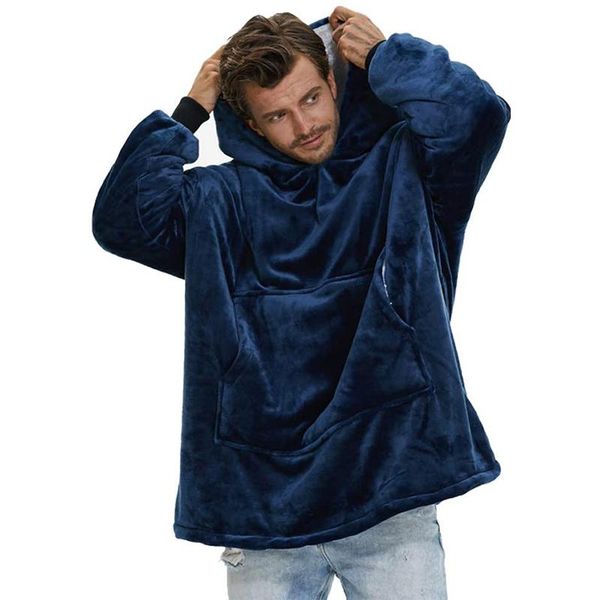 men's hoodies & sweatshirts winter oversized hoodie sweatshirt women blanket with sleeves giant tv sherpa fleece bathrobe, Black
men's hoodies & sweatshirts winter oversized hoodie sweatshirt women blanket with sleeves giant tv sherpa fleece bathrobe, Black