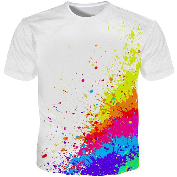 men's t-shirts 3d men splatter color paint stains print short sleeve fashion white tee shirts summer plus size 5xl, White;black
men's t-shirts 3d men splatter color paint stains print short sleeve fashion white tee shirts summer plus size 5xl, White;black