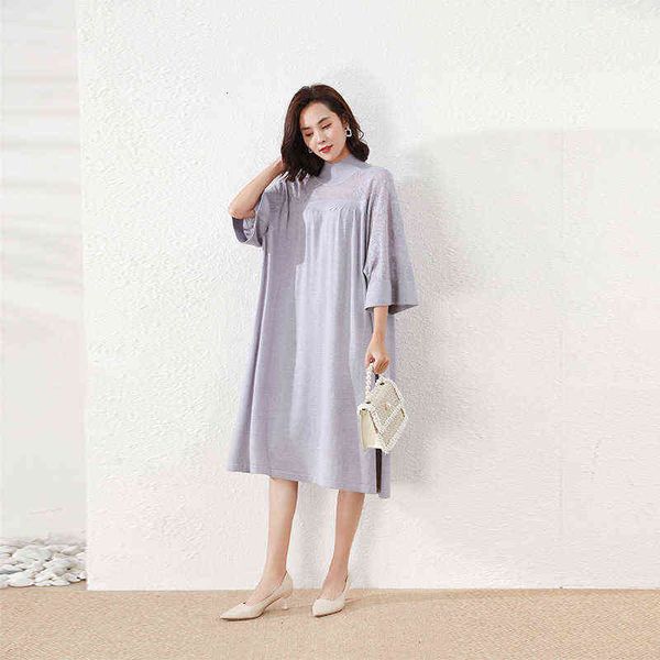 casual dresses sweater autumn korean version women's half high neck loose bat sleeve age reducing wool sweater, Black;gray
casual dresses sweater autumn korean version women's half high neck loose bat sleeve age reducing wool sweater, Black;gray