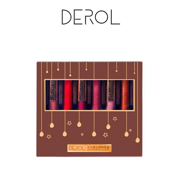 derol 6 color matte lip gloss suit waterproof no fading long-lasting moist lipstick brighten lip color velvety gloss
derol 6 color matte lip gloss suit waterproof no fading long-lasting moist lipstick brighten lip color velvety gloss
