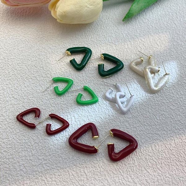 stud tarcliy retro geometric triangle multicolor dripping glaze earring simple temperament enamel women fashion jewelry studs, Golden;silver
stud tarcliy retro geometric triangle multicolor dripping glaze earring simple temperament enamel women fashion jewelry studs, Golden;silver
