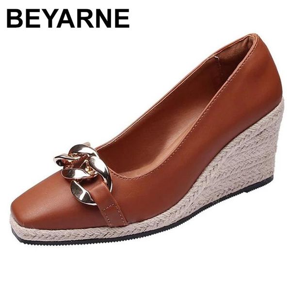 dress shoes beyarne women's wedges sandals spring metal button straw single women retro square toe buckle high heel pumps, Black
dress shoes beyarne women's wedges sandals spring metal button straw single women retro square toe buckle high heel pumps, Black