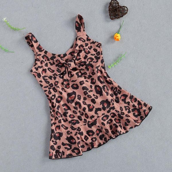 girl's dresses summer dress 2021, children's leopard print sleeveless lace up chest ruffled hem garment for kids, Red;yellow
girl's dresses summer dress 2021, children's leopard print sleeveless lace up chest ruffled hem garment for kids, Red;yellow