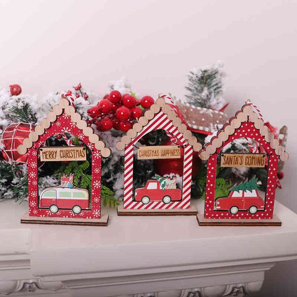 christmas new pendant wooden house shaped tree pendant decoration red car deskdecoration
christmas new pendant wooden house shaped tree pendant decoration red car deskdecoration