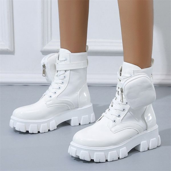 ladies boots shoes female autumn pocket ankle boots design thick bottom round toe lace up british fashion plus size fashion 210914, Black
ladies boots shoes female autumn pocket ankle boots design thick bottom round toe lace up british fashion plus size fashion 210914, Black